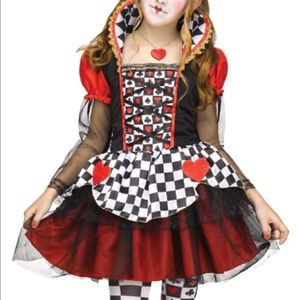 Queen of Hearts girls costume size 7/8